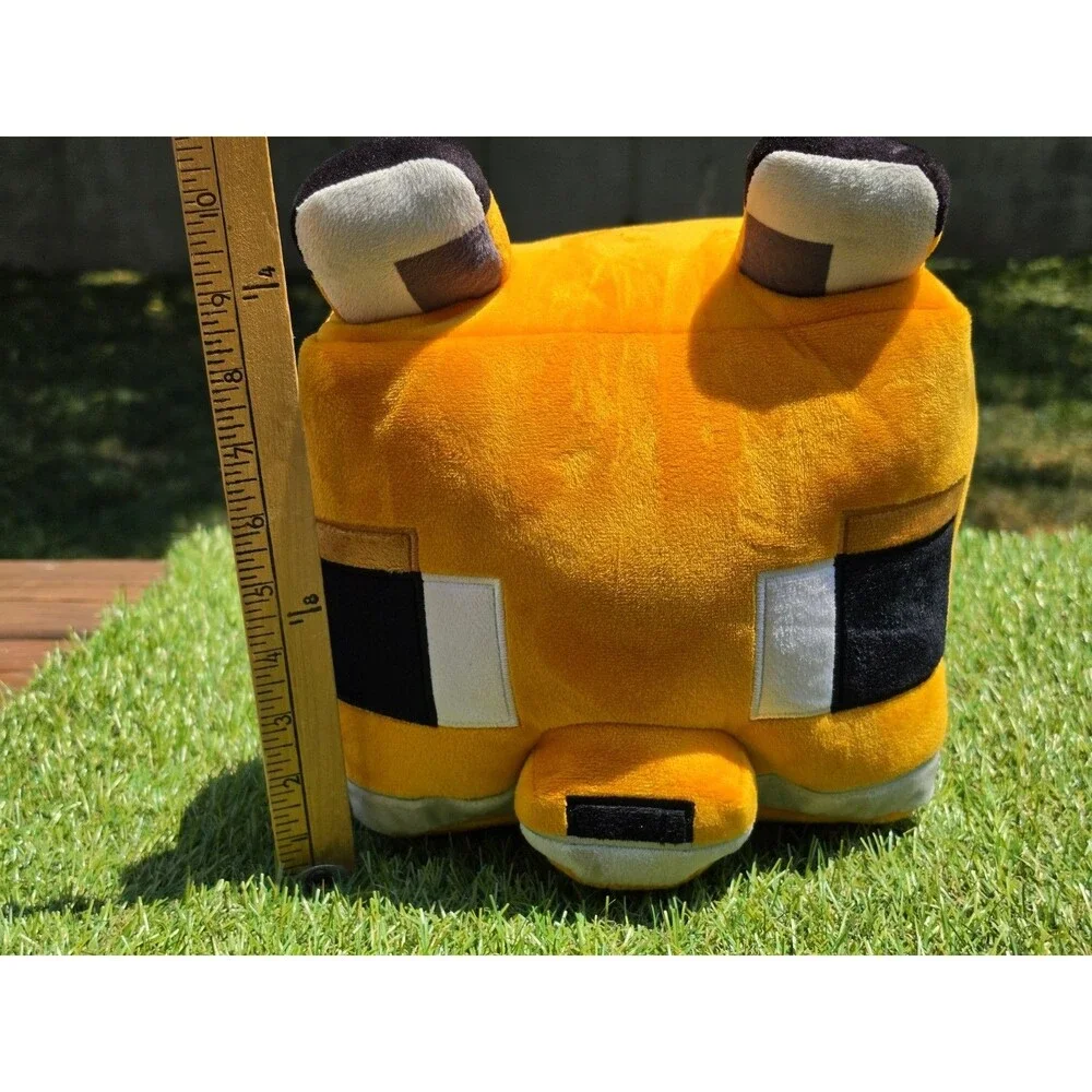 Minecraft Fox 12.5” Orange Plush Backpack New With Tags Small Zippered Pouch